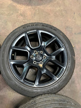 Load image into Gallery viewer, Set of 4 Used Matte Black 22" '19-'26 RAM 1500 Wheels 2727 on 285/45R22 Tires LT