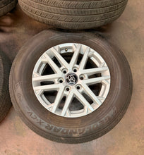 Load image into Gallery viewer, Set of Used 75281 '22-'26 Toyota Tundra 18" OEM Wheels 265/70R18 Yokohama XCV LT