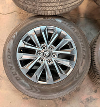 Load image into Gallery viewer, Set of Used '22-'26 Toyota Sequoia 20" Dark Charcoal Rims 265/60R20 Grandtek LT