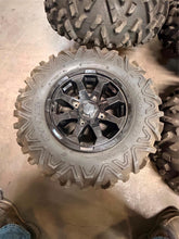 Load image into Gallery viewer, Can-Am Defender Commander 14” New Takeoff Alloy 27” Maxxis Bighorn Set of 4