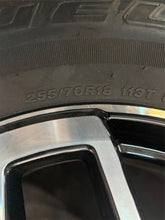 Load image into Gallery viewer, Set of 5 Used 10389 '21-'26 Ford Bronco 18" Black & Milled Wheels 255/70R18 LT