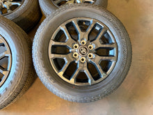 Load image into Gallery viewer, Set of 4 OEM Takeoff 20" Dark Charcoal '22-'26 Toyota Tundra Wheels 265/60R20 LT