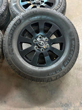 Load image into Gallery viewer, Set of 4 OEM Used '24-'26 Toyota Land Cruiser Wheels 265/70R18 Michelin Tires LT