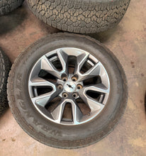 Load image into Gallery viewer, Set of OEM 20" '00-'26 Chevrolet Silverado 1500 RST Wheels on 275/60R20 Goodyear