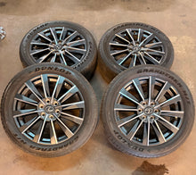 Load image into Gallery viewer, Set of Used 22" '24-'26 Lexus GX550 OEM 10546 Rims on 265/50R22 Dunlop Tires LT