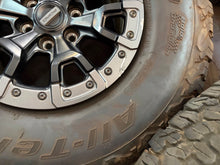 Load image into Gallery viewer, Set of Used 17" '05-'26 Ford F-150 Raptor Beadlock Wheels 37/12.50R17 BFG AT LT