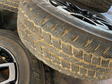 Load image into Gallery viewer, Set of 5 OEM Used 18" '21-'24 Ford Bronco Rims on 255/70R18 Bridgestone Tires LT