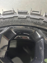 Load image into Gallery viewer, Set of New OEM 24" '00-'25 GMC Sierra 1500 Black Wheels on 33/12.50R24 Kenda RT