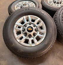Load image into Gallery viewer, Set of Used 17" '11-'26 Chevrolet Silverado 2500 OEM Wheels on 245/75R17 TiresLT