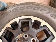 Load image into Gallery viewer, Set of Used TRD 17" OEM '24-'26 Toyota Tacoma Rims 265/70R17 BFGoodrich Tires LT