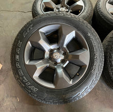 Load image into Gallery viewer, Set of 4 Used 20" '19-'26 Dodge RAM 1500 OEM Rims 2675 275/55R20 Falken AT3WA LT