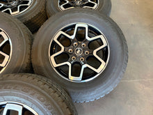 Load image into Gallery viewer, Set of 5 Used OEM '21-'26 Ford Bronco 18" OEM Wheels on 255/70R18 Bridgestone LT