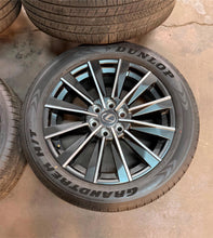 Load image into Gallery viewer, Set of x4 OEM Takeoff '24-'26 Lexus GX550 Luxury+ Rims 265/50R22 Dunlop Tires LT