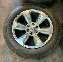 Load image into Gallery viewer, Used Set of Four OEM 20" '19-'25 RAM 1500 Polished Rims on 275/55R20 Michelin LT