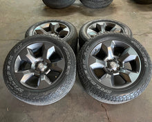 Load image into Gallery viewer, Set of 4 Used 20" '19-'26 Dodge RAM 1500 OEM Rims 2675 275/55R20 Falken AT3WA LT