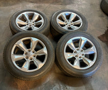 Load image into Gallery viewer, Used Set of Four OEM 20" '19-'25 RAM 1500 Polished Rims on 275/55R20 Michelin LT