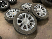 Load image into Gallery viewer, Set of Four Used '00-'24 Chevy Silverado Tahoe 22" Rims 275/50R22 Bridgestone LT