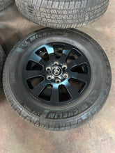 Load image into Gallery viewer, Set of 4 OEM Used '24-'26 Toyota Land Cruiser Wheels 265/70R18 Michelin Tires LT