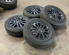 Load image into Gallery viewer, Set of OEM '22-'24 Tundra Sequoia Land Cruiser Dark Charcoal Rims 245/70R18 LT