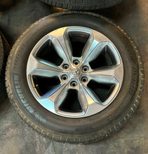 Load image into Gallery viewer, Used Set of Four OEM 20" '19-'25 RAM 1500 Polished Rims on 275/55R20 Michelin LT