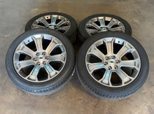 Load image into Gallery viewer, Set of Four New 22" Chevy Silverado 1500 Tahoe Rims on 285/45R22 Goodyear Tires