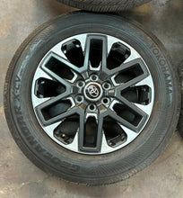 Load image into Gallery viewer, Set of 4 Used 20" Machined '22-'24 Toyota Tundra Rims 265/60R20 Yokohama X-CV LT
