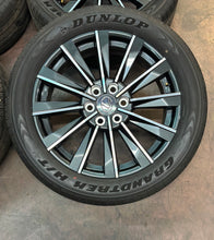 Load image into Gallery viewer, Set of x4 OEM Takeoff '24-'26 Lexus Luxury+ GX550 Rims 265/50R22 Dunlop Tires LT