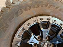 Load image into Gallery viewer, Set of Used 17" '05-'26 Ford F-150 Raptor Beadlock Wheels 37/12.50R17 BFG AT LT