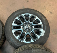 Load image into Gallery viewer, Set of 4 Used '22-'26 OEM Toyota Tundra Limited OEM Wheels 265/60R20 Yokohama LT