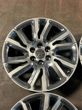 Load image into Gallery viewer, Set of 4 22" Silver w/ Chrome Insert Wheels '00-'26 Chevrolet Silverado 1500 OEM