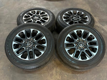 Load image into Gallery viewer, Set of 4 Used 20" Machined '22-'24 Toyota Tundra Rims 265/60R20 Yokohama X-CV LT