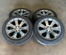 Load image into Gallery viewer, Set of Four New 22" GMC Sierra 1500 Yukon Rims on 285/45R22 Goodyear Eagle Tires