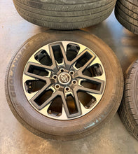 Load image into Gallery viewer, Set of 4 Used '22-'26 OEM Toyota Tundra Limited OEM Wheels on 265/60R20 Tires LT