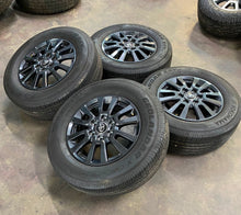 Load image into Gallery viewer, Set of OEM '22-'24 Tundra Sequoia Land Cruiser Dark Charcoal Rims 245/70R18 LT