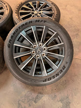 Load image into Gallery viewer, Set of x4 OEM Takeoff '24-'26 Lexus GX550 Luxury+ Rims 265/50R22 Dunlop Tires LT
