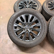 Load image into Gallery viewer, Set of 4 OEM Takeoff '24-'26 Lexus LX600 GX550 20" Wheels on 265/55R20 Dunlop LT