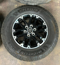 Load image into Gallery viewer, Set of Four Used OEM 18" '22-'24 Toyota Tundra Rims 265/70R18 Michelin Tires LT