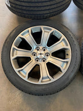 Load image into Gallery viewer, Set of Four New 22" Chevy Silverado 1500 Tahoe Rims on 285/45R22 Goodyear Tires