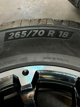 Load image into Gallery viewer, Set of Four Used OEM 18" '22-'24 Toyota Tundra Rims 265/70R18 Michelin Tires LT