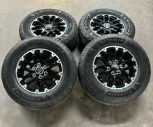 Load image into Gallery viewer, Set of Four Used OEM 18" '22-'24 Toyota Tundra Rims 265/70R18 Michelin Tires LT