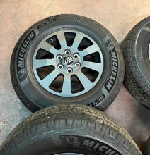 Load image into Gallery viewer, Set of Lightly Used '24-'26 Toyota Land Cruiser Rims 265/70R18 Michelin Tires LT