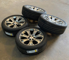 Load image into Gallery viewer, Set of Four New 22" GMC Sierra 1500 Yukon Rims on 285/45R22 Goodyear Eagle Tires