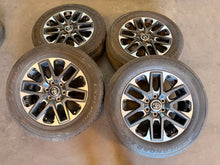 Load image into Gallery viewer, Set of 4 Used '22-'26 OEM Toyota Tundra Limited OEM Wheels on 265/60R20 Tires LT