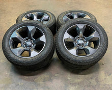 Load image into Gallery viewer, Set of Used 20" '19-'25 Dodge RAM 1500 Rims on 275/55R20 Falken Wildpeak AT LT