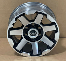 Load image into Gallery viewer, Set of 4 17 x 7.5 Toyota 4Runner FJ Cruiser Black Machined Takeoff Wheels