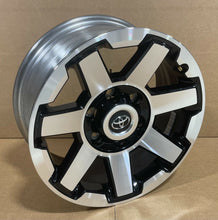 Load image into Gallery viewer, Set of 4 17 x 7.5 Toyota 4Runner FJ Cruiser Black Machined Takeoff Wheels