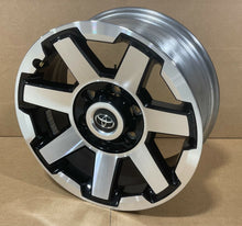 Load image into Gallery viewer, OEM Takeoff Set of 4 17 x 7.5 Toyota 4Runner FJ Cruiser Black Machined Wheels
