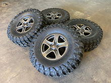 Load image into Gallery viewer, Set of 4 '07-'23 Jeep Wrangler Gladiator 17" Rims 37/13.50R17 Yokohama XMT Tires