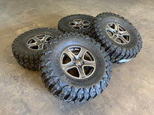 Load image into Gallery viewer, Set of 4 '07-'23 Jeep Wrangler Gladiator 17" Rims 37/13.50R17 Yokohama XMT Tires