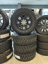 Load image into Gallery viewer, Set of OEM '05-'26 Ford F250 Gloss Black 10484 Wheels 37/12.50R20 Toyo MT Tires
